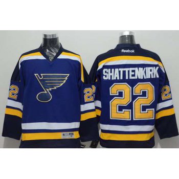 St. Louis Blues #22 Kevin Shattenkirk 2014 Blue Jersey