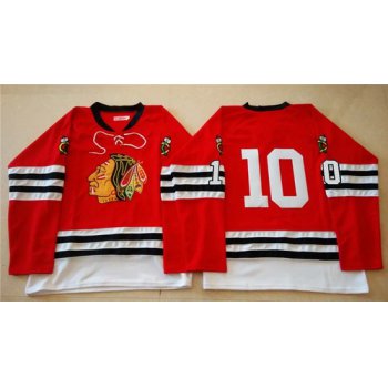 Chicago Blackhawks #10 Patrick Sharp 1960-61 Red Vintage Jersey