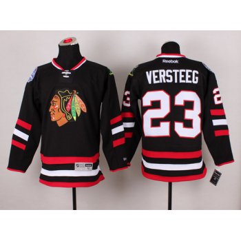 Chicago Blackhawks #23 Kris Versteeg 2014 Stadium Series Black Jersey