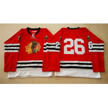 Chicago Blackhawks #26 Michal Handzus 1960-61 Red Vintage Jersey