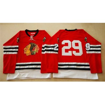 Chicago Blackhawks #29 Bryan Bickell 1960-61 Red Vintage Jersey