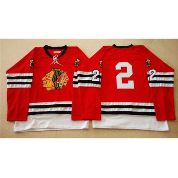 Chicago Blackhawks #2 Duncan Keith 1960-61 Red Vintage Jersey