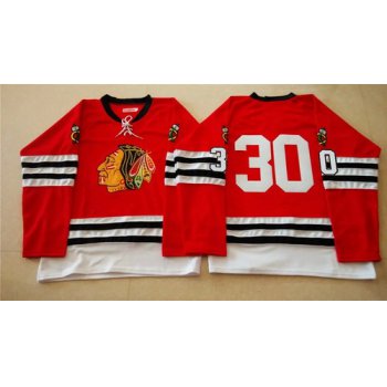 Chicago Blackhawks #30 Ed Belfour 1960-61 Red Vintage Jersey