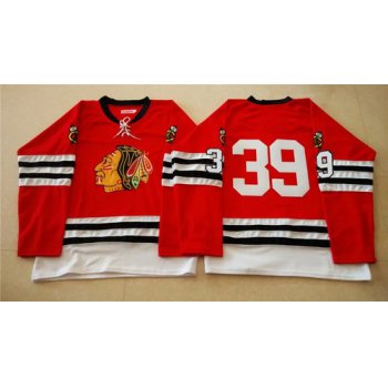 Chicago Blackhawks #39 Kyle Baun 1960-61 Red Vintage Jersey