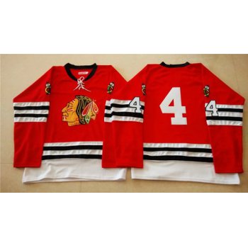 Chicago Blackhawks #4 Niklas Hjalmarsson 1960-61 Red Vintage Jersey