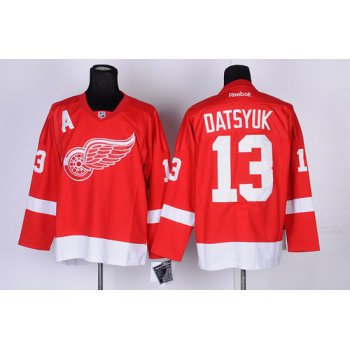 Detroit Red Wings #13 Pavel Datsyuk Red Jersey