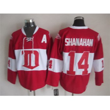 Detroit Red Wings #14 Brendan Shanahan Red Winter Classic Throwback CCM Jersey