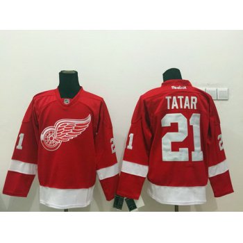 Detroit Red Wings #21 Tomas Tatar Red Jersey