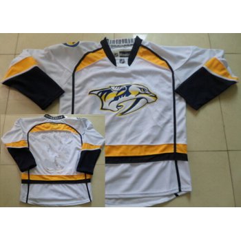 Nashville Predators Blank White Jersey