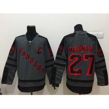 New York Rangers #27 Ryan Mcdonagh Charcoal Gray Jersey