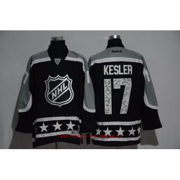 Men's Pacific Division Anaheim Ducks #17 Ryan Kesler Reebok Black 2017 NHL All-Star Stitched Ice Hockey Jersey