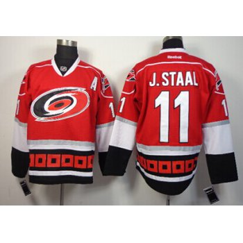 Carolina Hurricanes #11 Jordan Staal Red Third Jersey