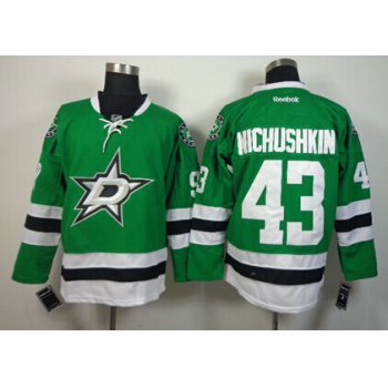 Dallas Stars #43 Valeri Nichushkin 2013 Green Jersey