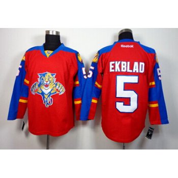 Florida Panthers #5 Aaron Ekblad Red Jersey