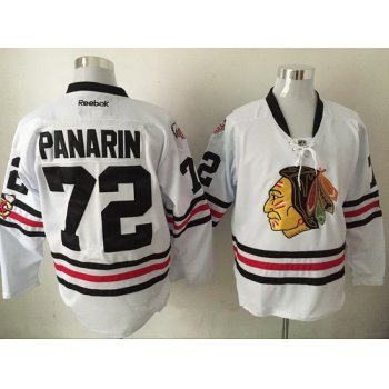 Men's Chicago Blackhawks #72 Artemi Panarin 2017 Winter Classic White Stitched NHL Throwback Hockey Jersey