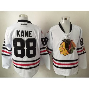 Men's Chicago Blackhawks #88 Patrick Kane 2017 Winter Classic White Stitched NHL Throwback Hockey