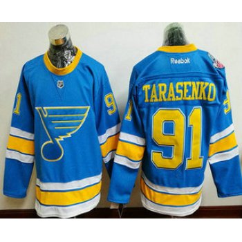 Men's St. Louis Blues #91 Vladimir Tarasenko Blue 2017 Winter Classic Stitched NHL Reebok Hockey Jersey