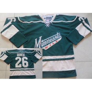 Minnesota Wild #26 Thomas Vanek Green Third Jersey