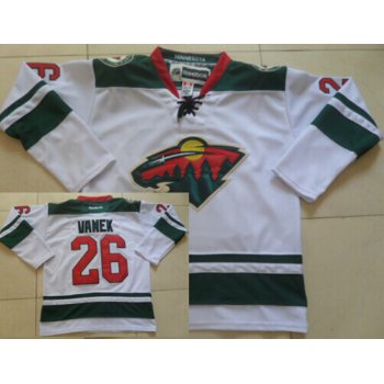 Minnesota Wild #26 Thomas Vanek White Jersey