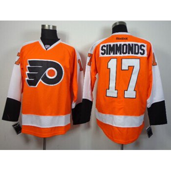 Philadelphia Flyers #17 Wayne Simmonds Orange Jersey