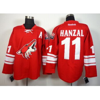 Phoenix Coyotes #11 Martin Hanzal Red Jersey