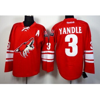 Phoenix Coyotes #3 Keith Yandle Red Jersey