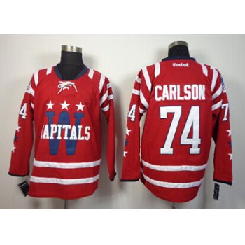 Washington Capitals #74 John Carlson 2015 Winter Classic Red Jersey