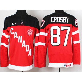 2014/15 Team Canada #87 Sidney Crosby Red 100TH Jersey