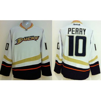 Anaheim Ducks #10 Corey Perry White Jersey