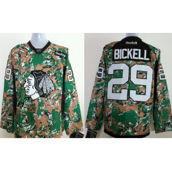 Chicago Blackhawks #29 Bryan Bickell 2014 Camo Jersey