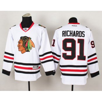 Chicago Blackhawks #91 Brad Richards White Jersey