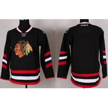 Chicago Blackhawks Blank 2014 Stadium Series Black Jersey