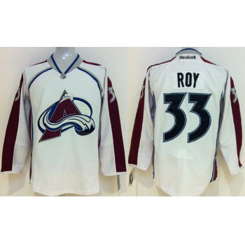 Colorado Avalanche #33 Patrick Roy White Jersey