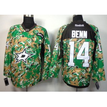 Dallas Stars #14 Jamie Benn 2014 Camo Jersey