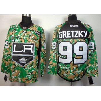 Los Angeles Kings #99 Wayne Gretzky 2014 Camo Jersey