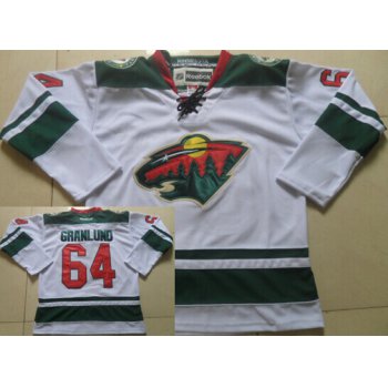 Minnesota Wild #64 Mikael Granlund 2014 White Jersey