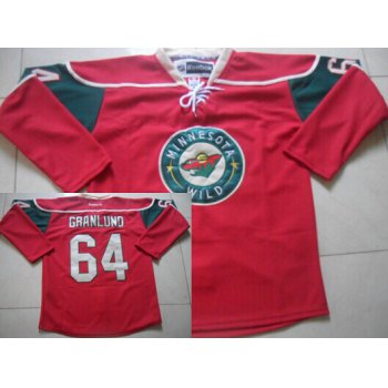 Minnesota Wild #64 Mikael Granlund Red Jersey