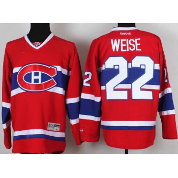 Montreal Canadiens #22 Dale Weise Red CH Jersey