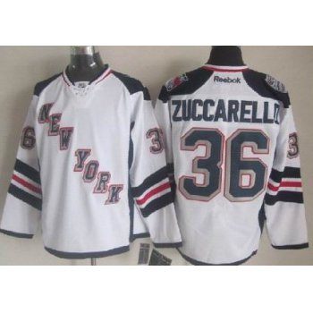 New York Rangers #36 Mats Zuccarello 2014 Stadium Series White Jersey