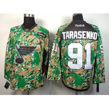 St. Louis Blues #91 Vladimir Tarasenko 2014 Camo Jersey