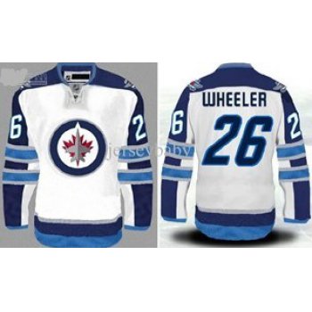 Winnipeg Jets #26 Blake Wheeler White Jersey