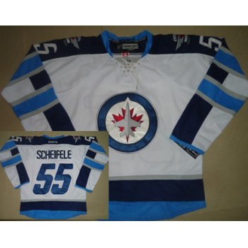 Winnipeg Jets #55 Mark Scheifele White Jersey