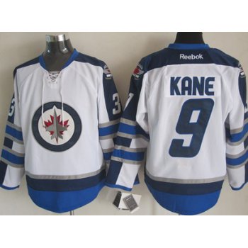 Winnipeg Jets #9 Evander Kane White Jersey