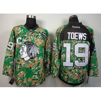 Chicago Blackhawks #19 Jonathan Toews 2014 Camo Jersey