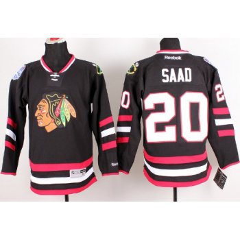 Chicago Blackhawks #20 Brandon Saad 2014 Stadium Series Black Jersey