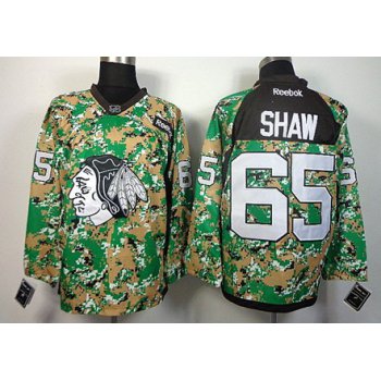 Chicago Blackhawks #65 Andrew Shaw 2014 Camo Jersey