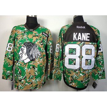 Chicago Blackhawks #88 Patrick Kane 2014 Camo Jersey