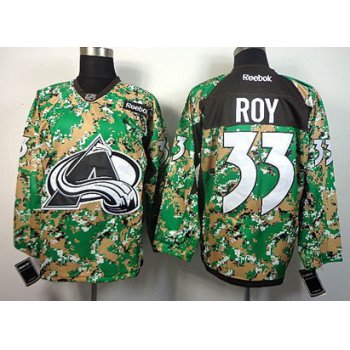 Colorado Avalanche #33 Patrick Roy 2014 Camo Jersey