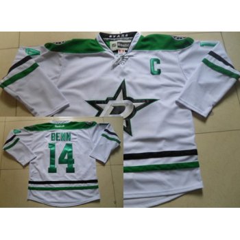 Dallas Stars #14 Jamie Benn 2013 White Jersey