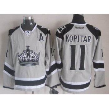 Los Angeles Kings #11 Anze Kopitar 2014 Stadium Series Gray Jersey